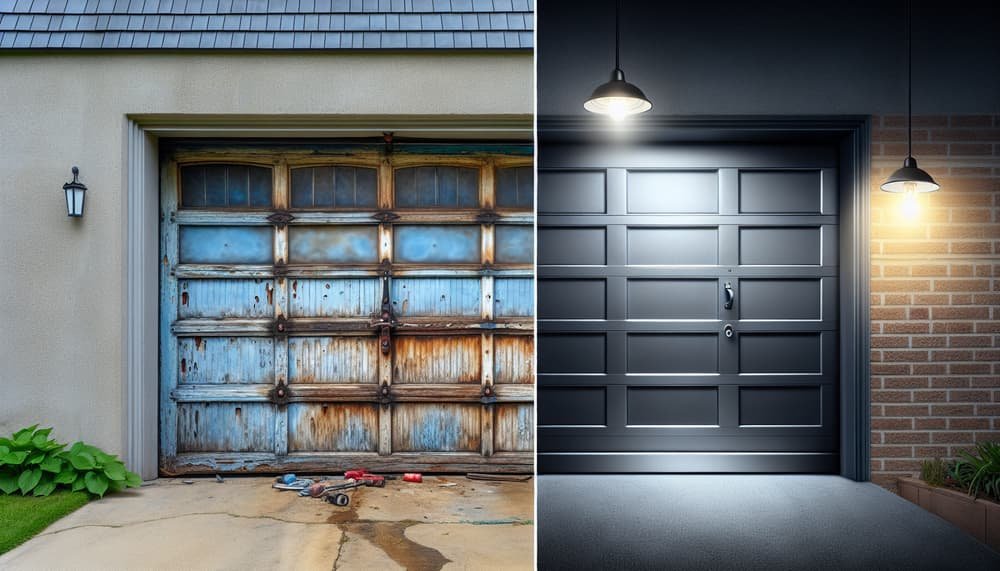 Garage door work in Stevenson