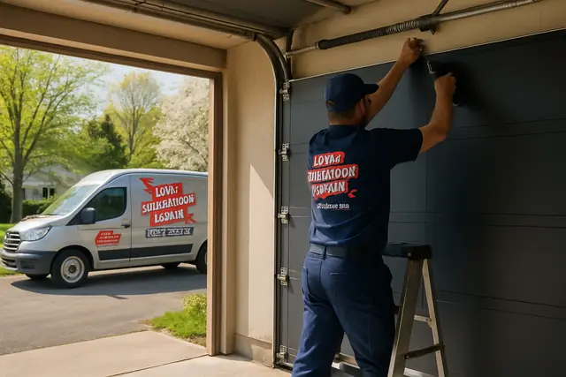 Garage Door Spring Repair — Hamden