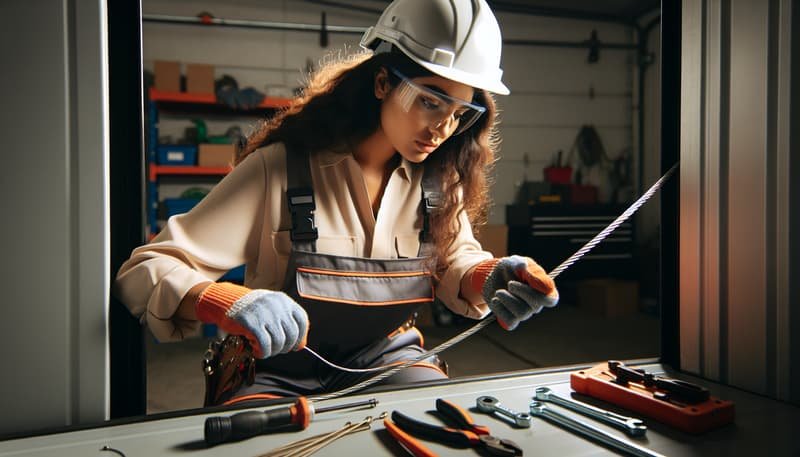 Garage Door Cable Repair in Wallingford