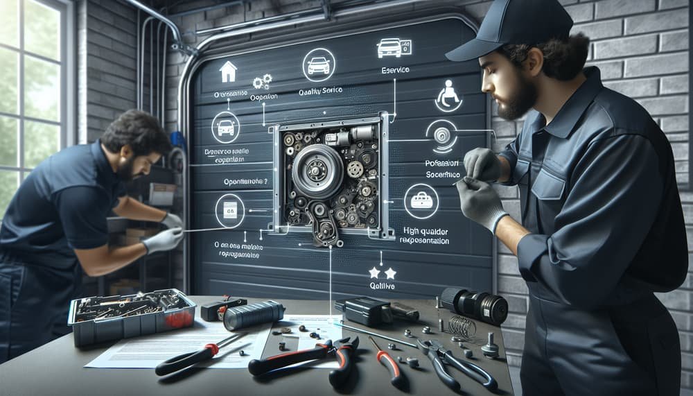 Garage door work in Northford