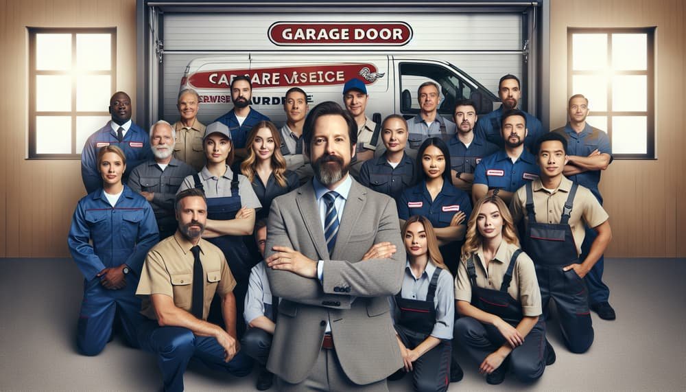 Professional garage door team in Wallingford